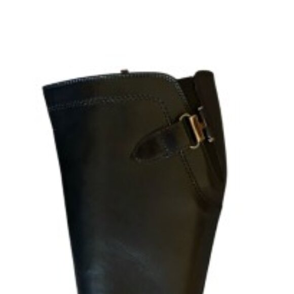 Paul Green Black Leather Riding Boots UK 3 US 5.5 - Picture 8 of 9